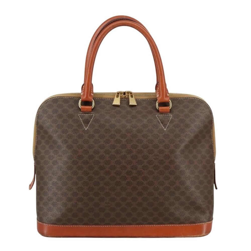 Celine Macadam Handbag Brown